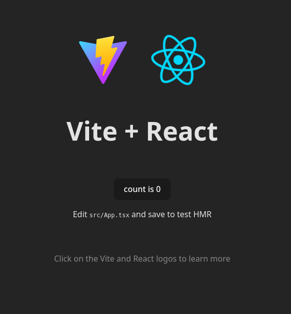 screenshot-default-react-page